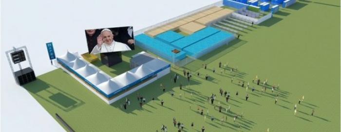 Uređenje prostora na Campus Fidei