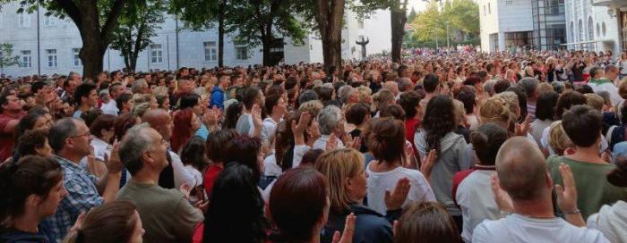 Hodočašće mladih Gospi u Sinj