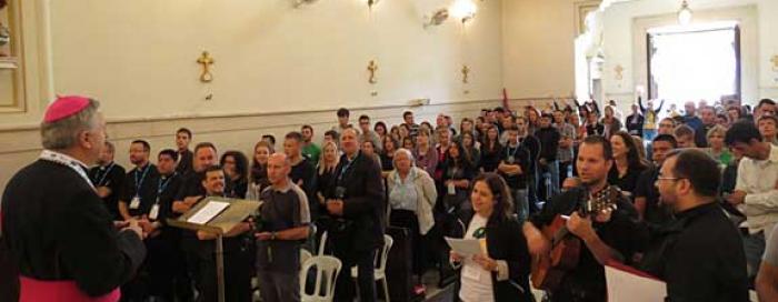 Prva kateheza biskupa Gorskog na SDM