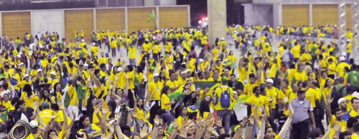 Susret pape Franje s volonterima, SDM Rio de Janeiro 28.7.2013.