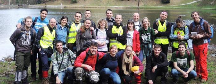 Redari na trasiranju Križnog puta 2014.