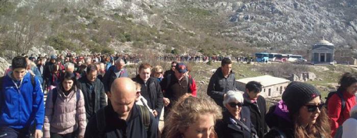 Održan križni put mladih Zadarske nadbiskupije