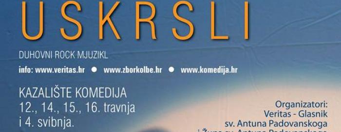 Zagreb: Duhovni rock mjuzikl Uskrsli