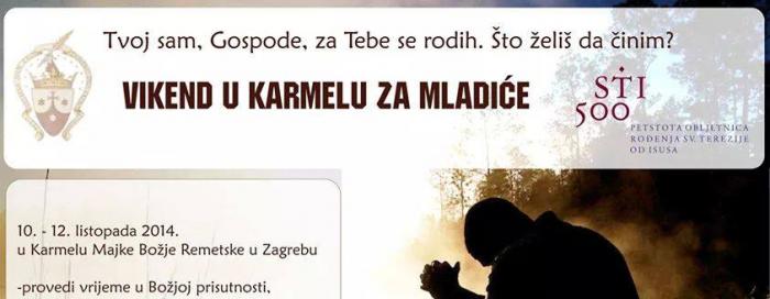 Vikend u Karmelu za mladiće
