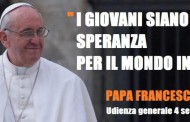 Papa Franjo mladim naraštajima: Ne gubite nadu pred nesigurnošću i pred problemom nezaposlenosti