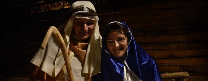 Žive jaslice ispred zagrebačke katedrale