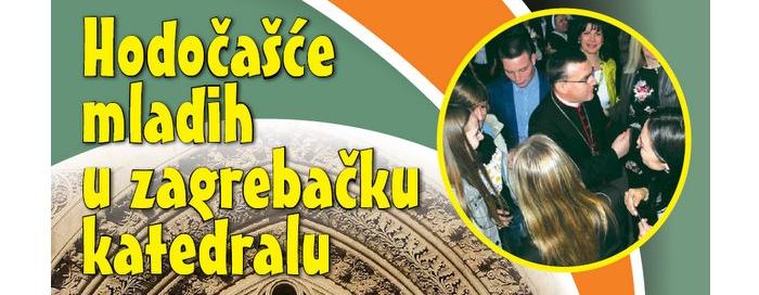 Hodočašće mladih u Zagrebačku katedralu