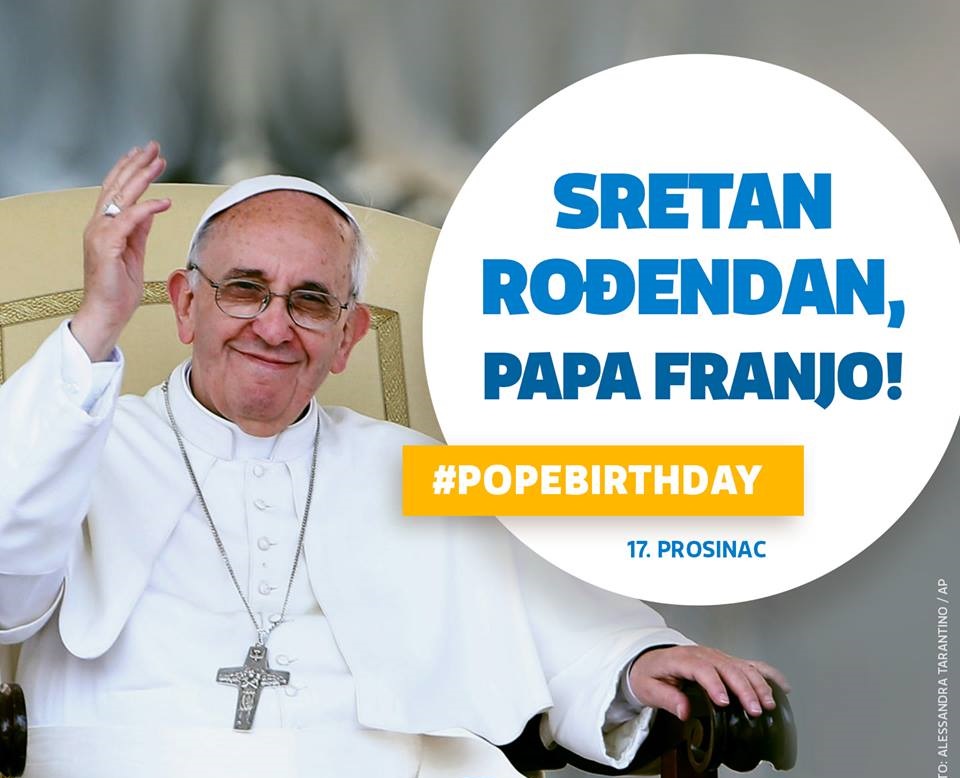 [VIDEO] Čestitaj rođendan Papi!