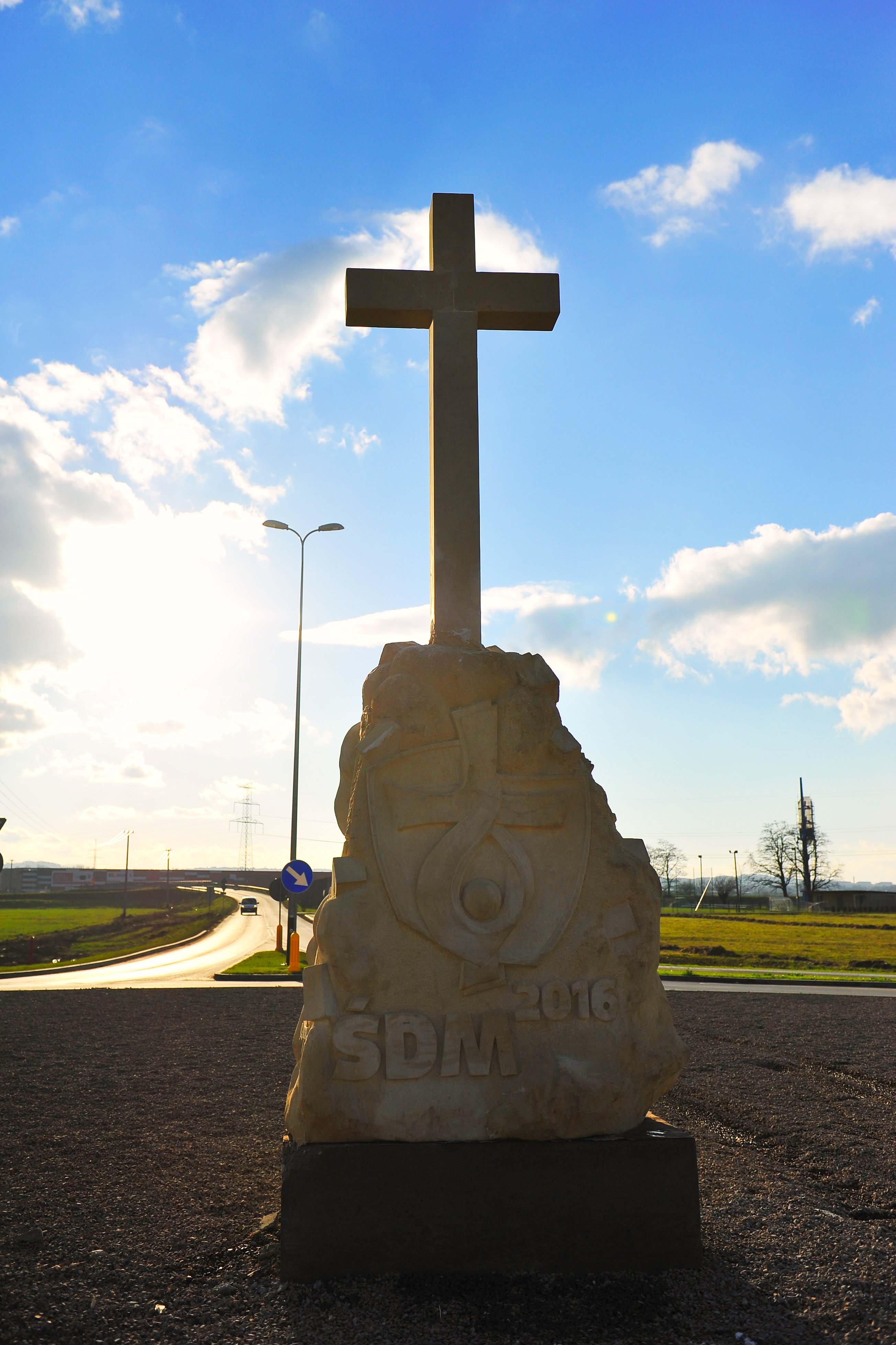 Križ SDM-a na Kampu milosrđa