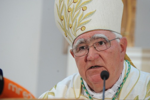 Božićna čestitka šibenskoga biskupa Ante Ivasa