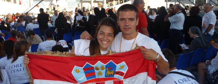 Predstavnici iz Hrvatske na susretu mladih u Loretu