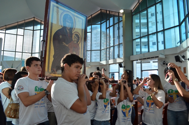 Salezijanska mladež dočekala je simbole SDM