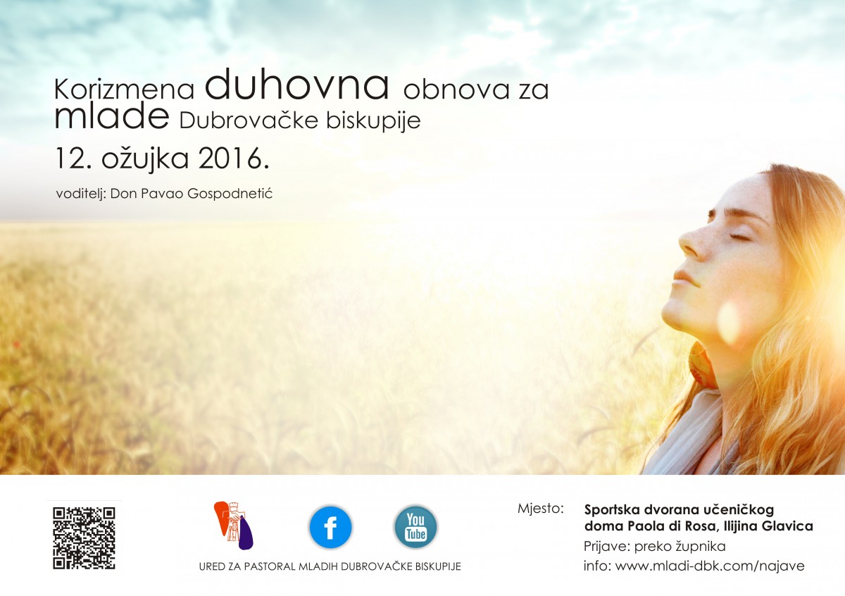 Korizmena duhovna obnova za mlade Dubrovačke biskupije