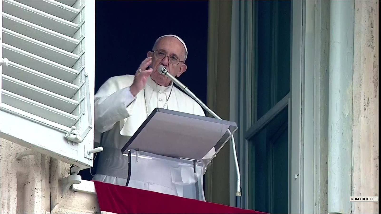 Papin nagovor, svetkovina Bogorodice Marije, 1. siječnja 2016.