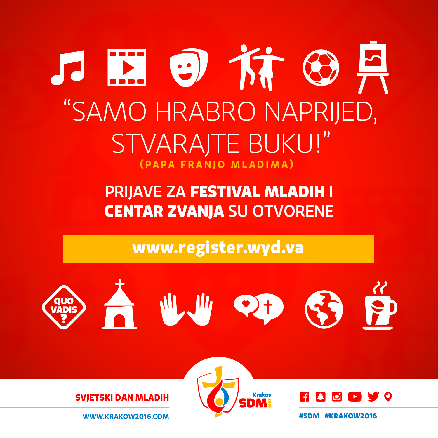 Otvorene prijave za Festival mladih i Centar za zvanja!