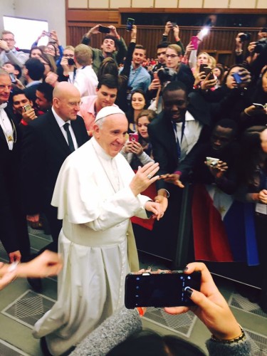 Papa primio sudionike