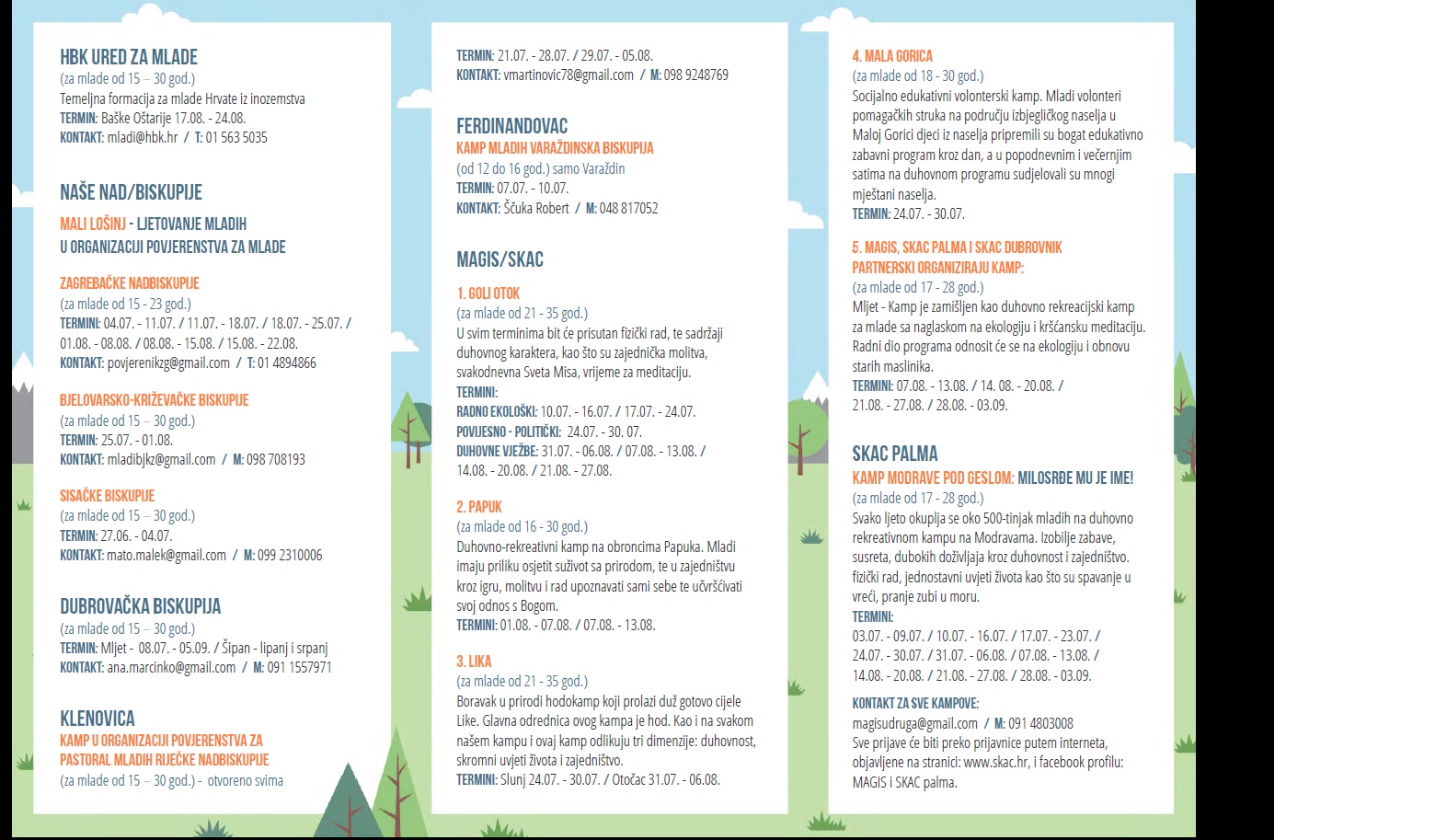 Prijavi se na kampove za mlade – LJETO 2016.