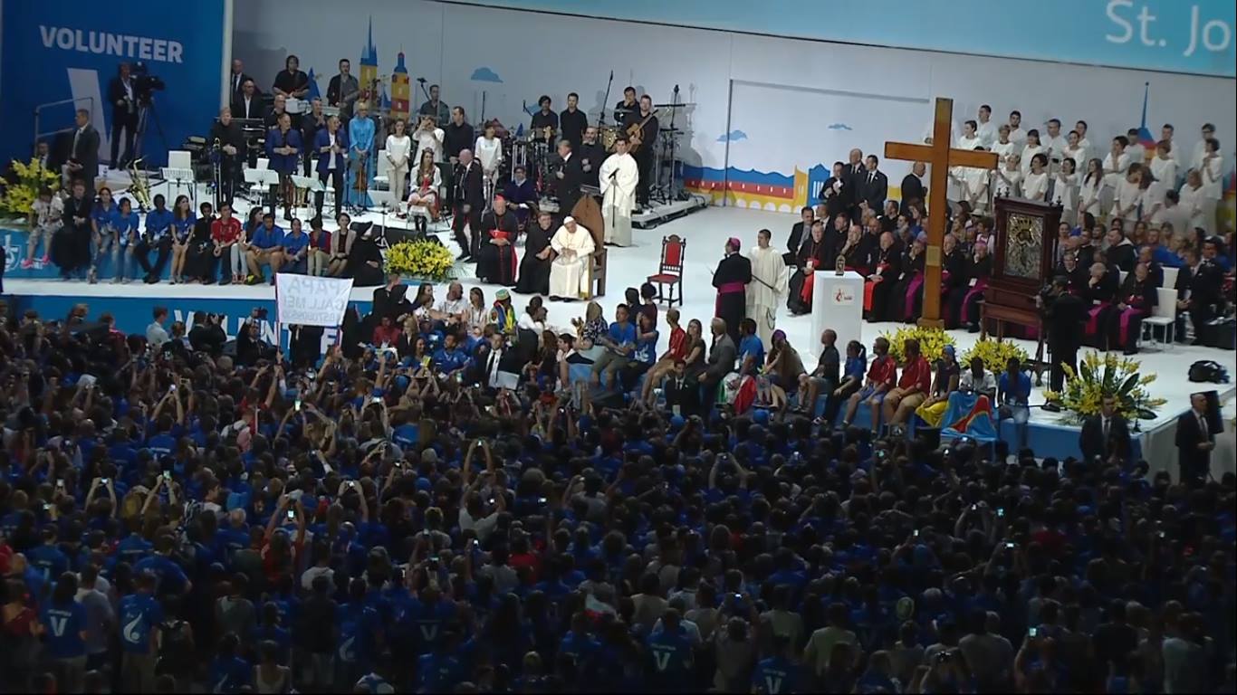 [VIDEO] Papa se susreo s volonterima Svjetskog dana mladih u Poljskoj