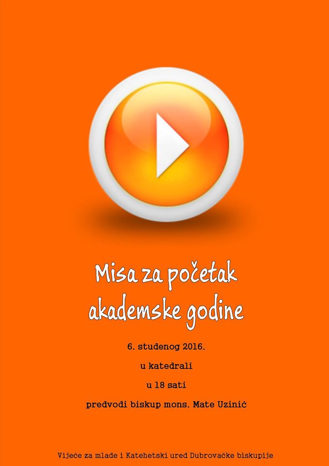 Dubrovnik: misa za početak akademske godine