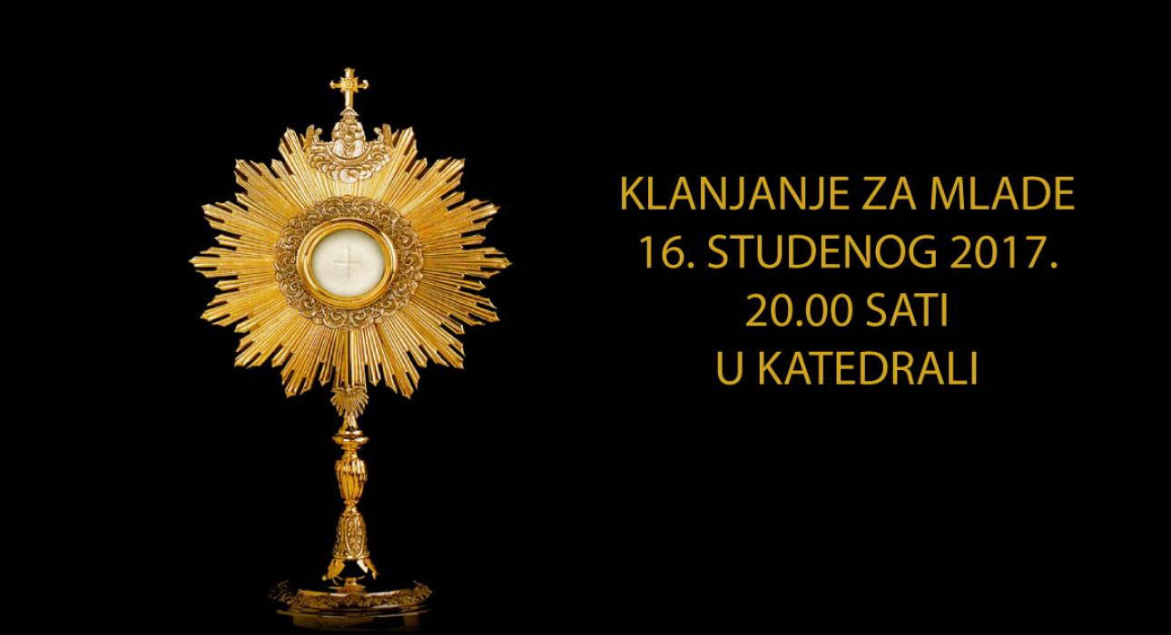 Klanjanje za mlade u Zagrebačkoj katedrali