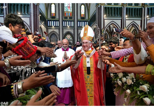 Papa mladima Mjanmara: Ne bojte se vjerovati u poruku Božjeg milosrđa