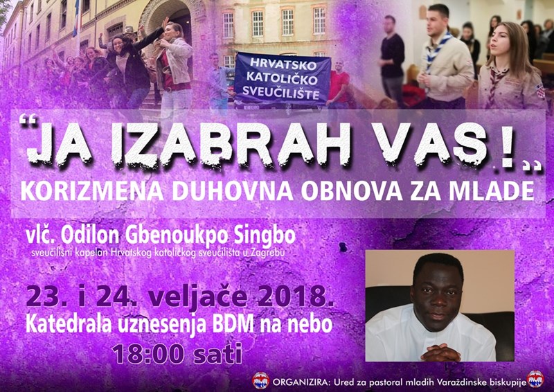 Varaždin: Korizmena duhovna obnova za mlade pod geslom 