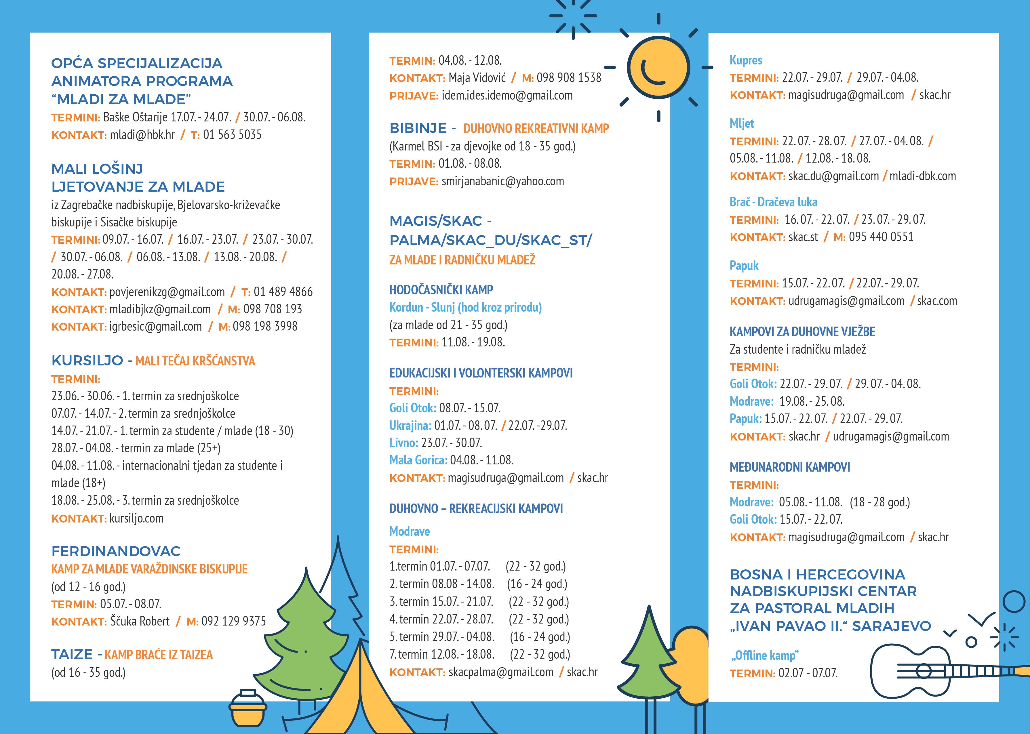 Kampovi za mlade Crkve u Hrvata