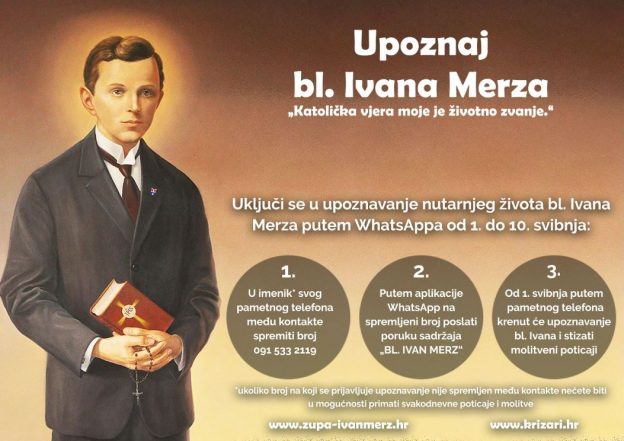 Upoznaj nutarnji život bl. Ivana Merza putem WhatsAppa